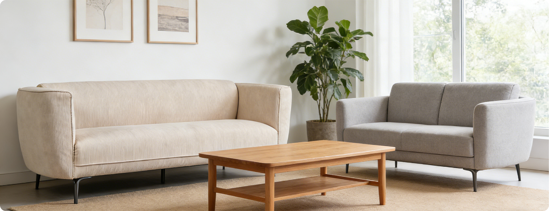 Love Seat and Sofa